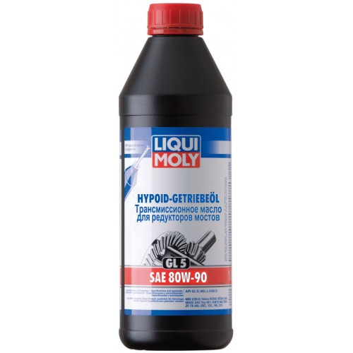 Минеральное трансмиссионное масло Liqui Moly Hypoid-Getriebeoil 80W-90